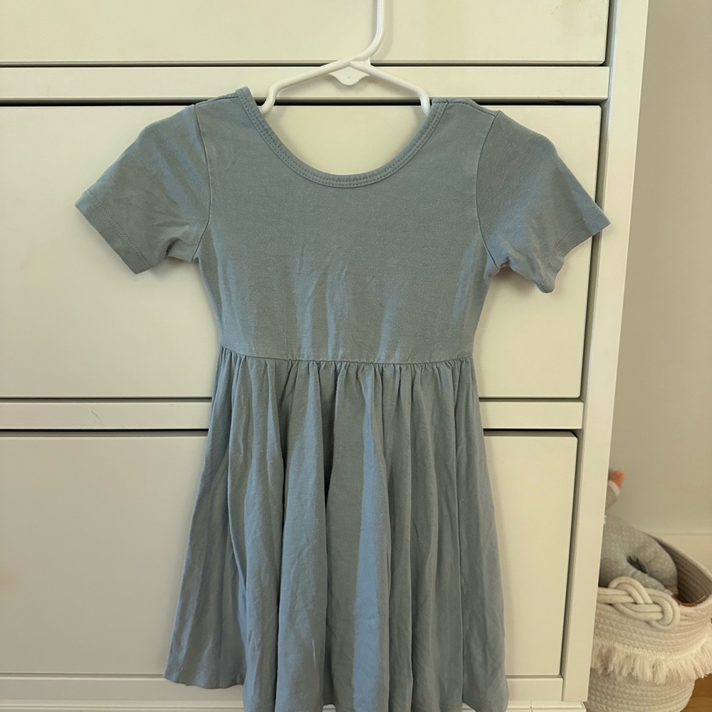 Kyte Baby Twirl Dress 12-18m in Fog